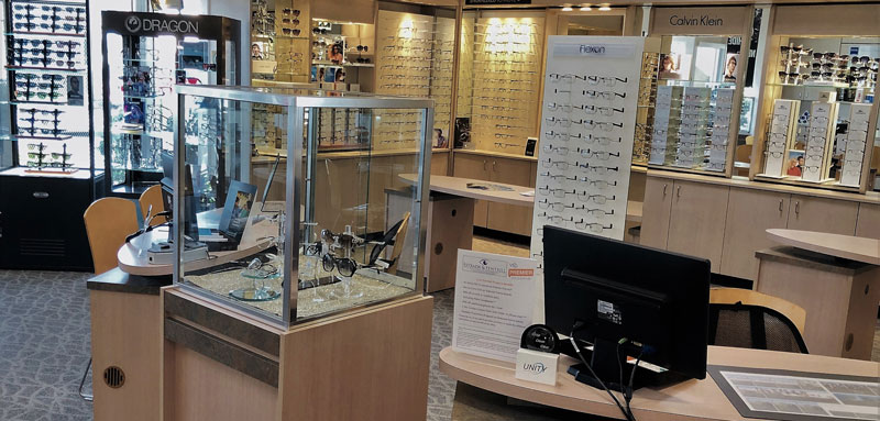 interior of salinas valley optometric group